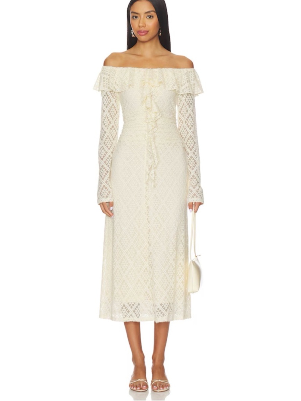 Dorian Dress in Cream